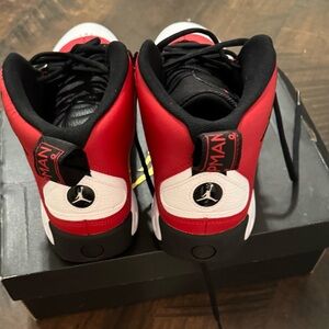 Jordan Mens Bold Red and Black Sneakers